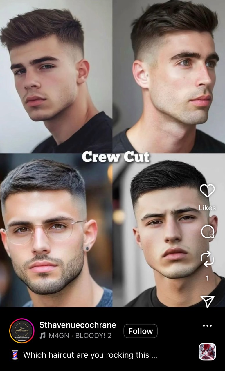 Crew Cut Hairstyle Examples