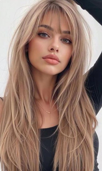 Coiffure femme cheveux épais : coupe V dégradé
