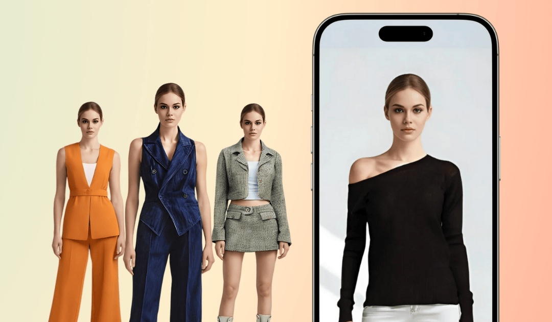 AI wardrobe reuse mixing and matching tops and bottoms virtually