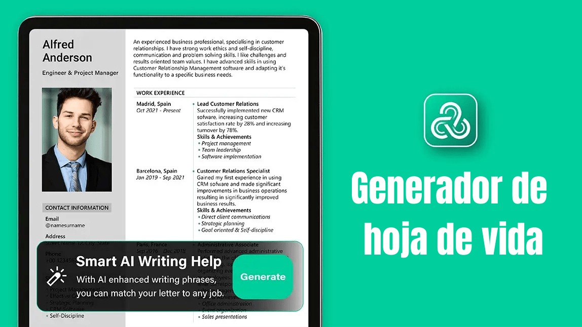 generador de hoja de vida