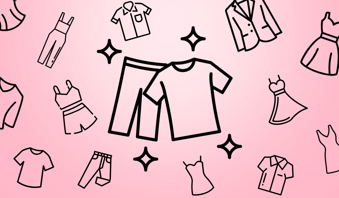 fashion infographic showing too many clothes options to choose