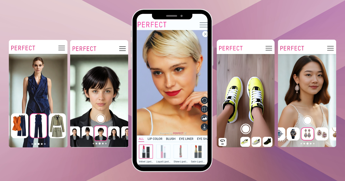 Perfect Corp Clothes Try-On API cross-platform solution for apps and websites