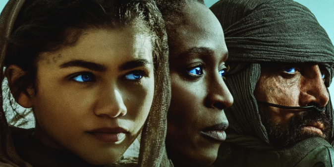 Fremens with blue eyes in Dune