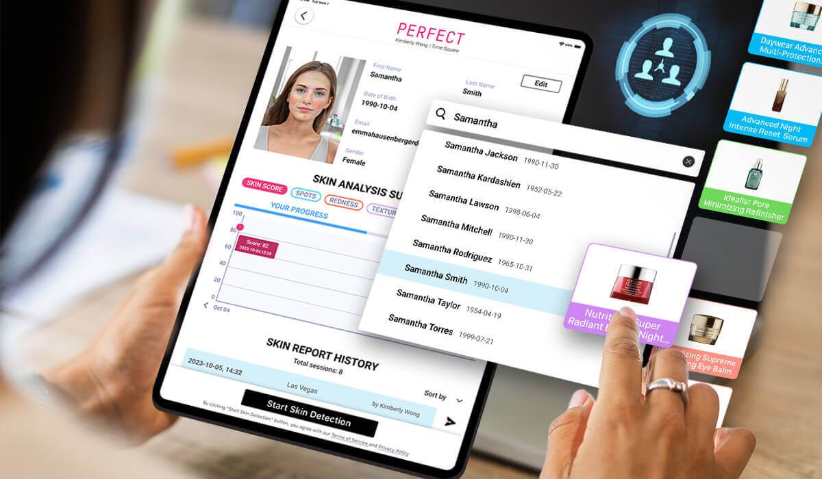skin analysis crm