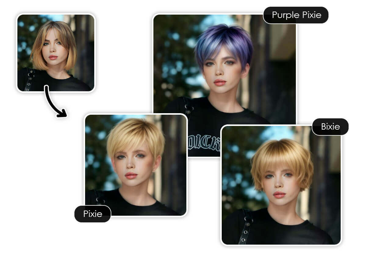 Coupe Pixie / Filtre Pixie