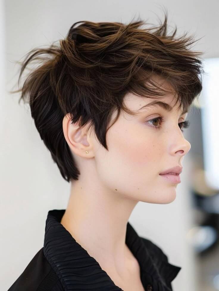 Coupe boyish : coiffure pour rajeunir femme de 50 ans