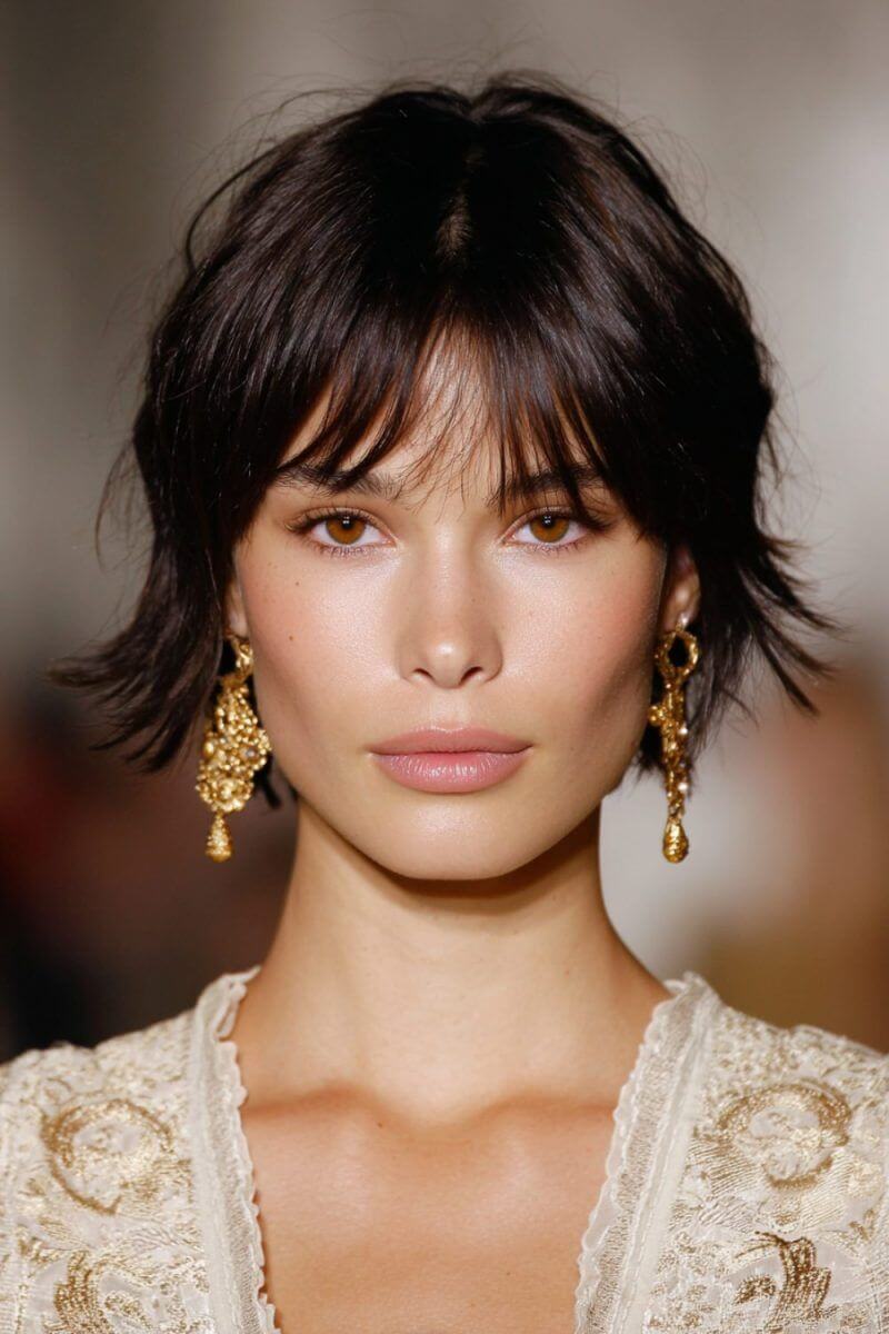 Coiffures Pixie 2025 / Coupe Pixie tendance femme 2025 : Pixie pointes effilées