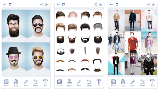 Application coupe de cheveux homme