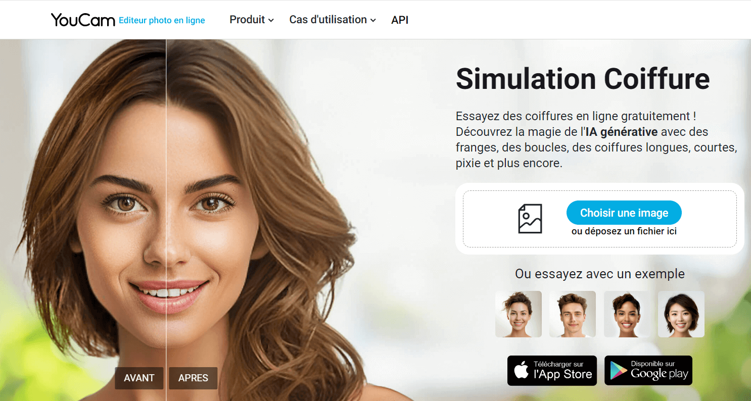 Simulateur coupe de cheveux en ligne
