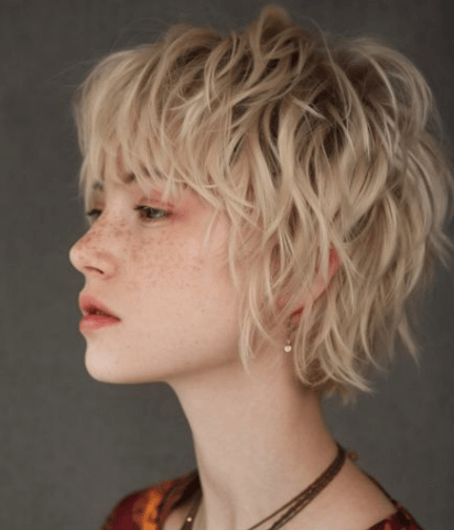 Coiffures Pixie 2025 / Coupe Pixie tendance femme 2025 : Pixie Shaggy