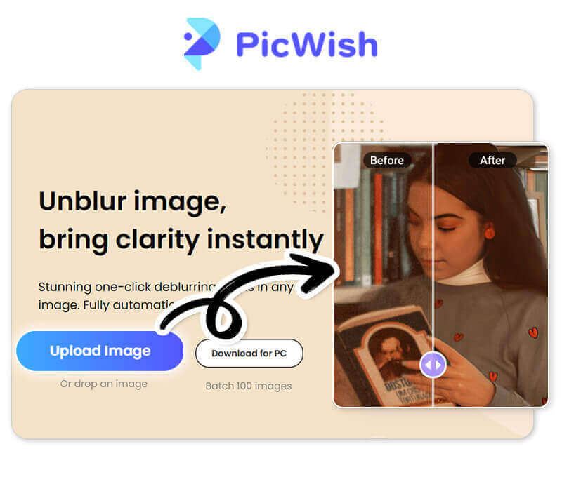 Editor de Fotos Online com IA - PicWish
