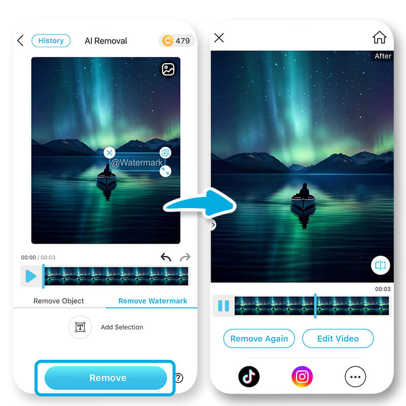 Remove Watermarks from Videos with YouCam Video