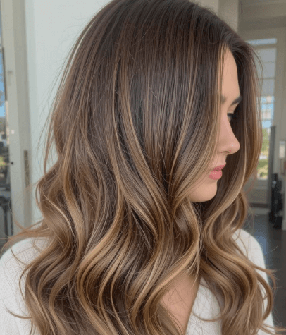 Tendance couleur cheveux 2025 #6. Balayage bronde naturel