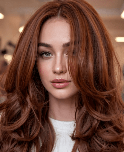 Tendance couleur cheveux 2025 #19. Cinammon Spice
