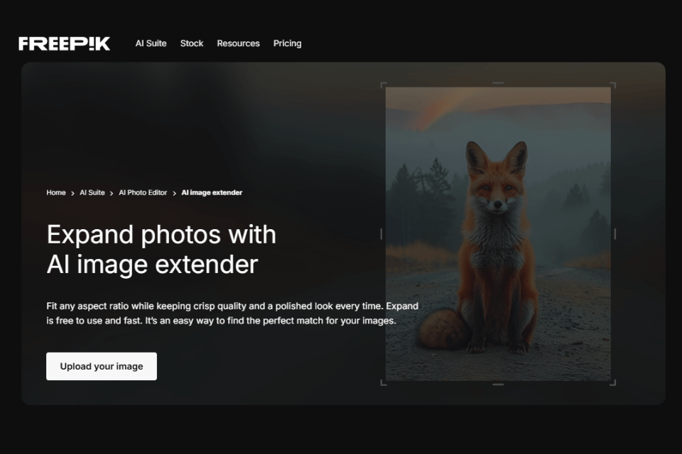 Espandi Immagine AI di Freepik: Modifica Foto Online Completa