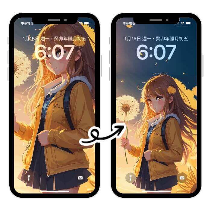 iPhone手機桌布比例調整-幫照片改尺寸-照片擴圖改手機桌布尺寸