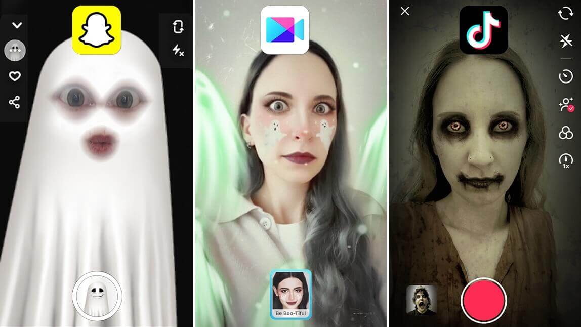 Explore the best ghost filters for your Halloween videos.
