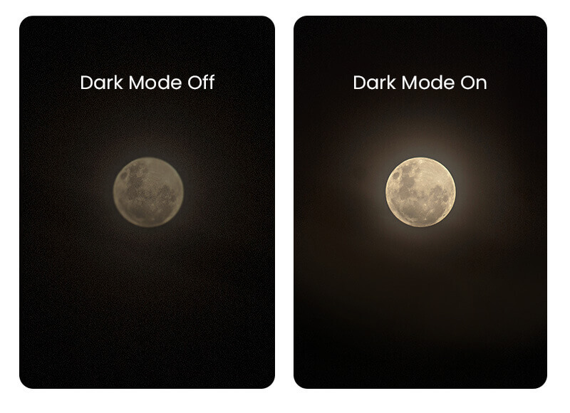 Use Night Mode for Blood Moon Photography