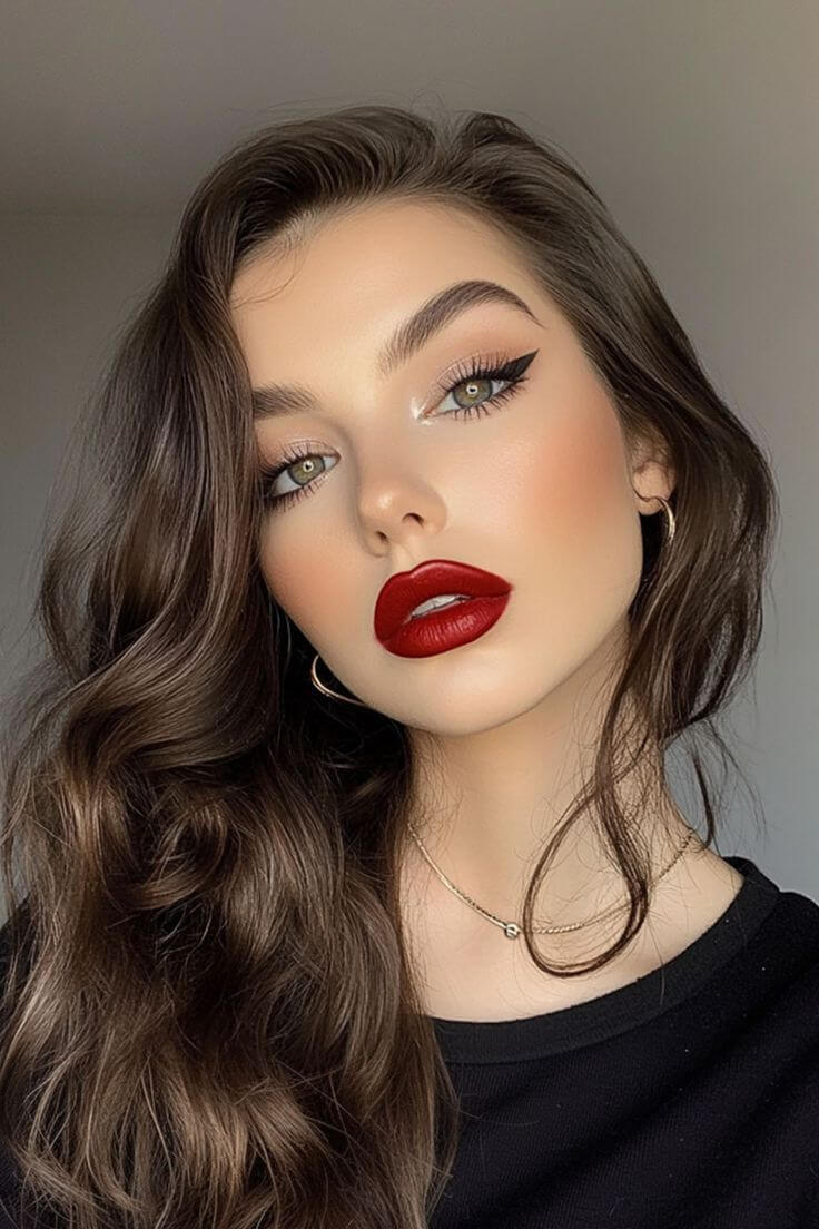 Classic Glam makeup look