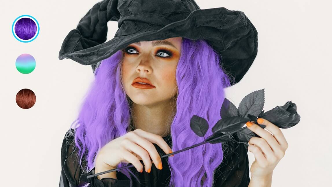 Halloween Hair Color Ideas: How to Try the Best Hair Color Filters