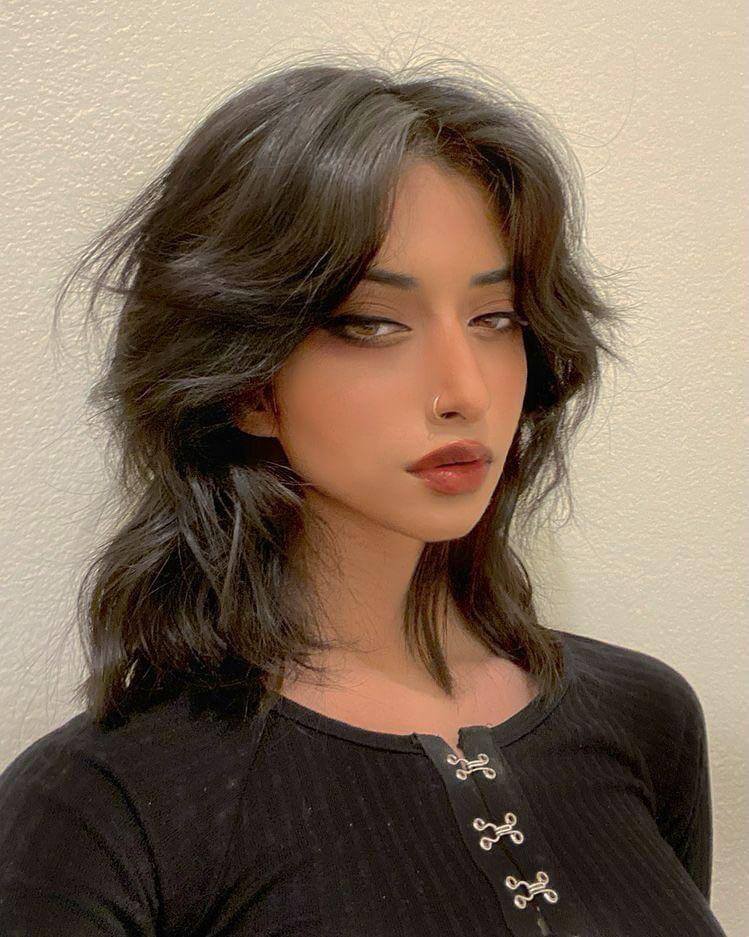 Wolf Cut Straight Hair