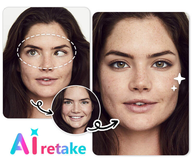 How to fix eyes in a photo