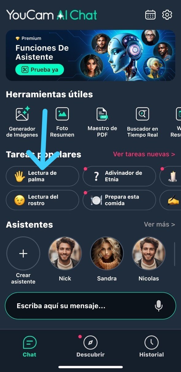 lectura de manos gratis