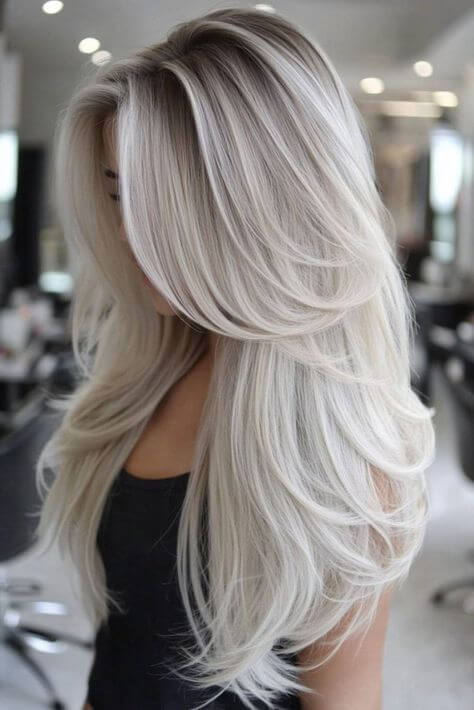 Colore Capelli Autunno Inverno 2025: Biondo Ghiaccio e Argento 