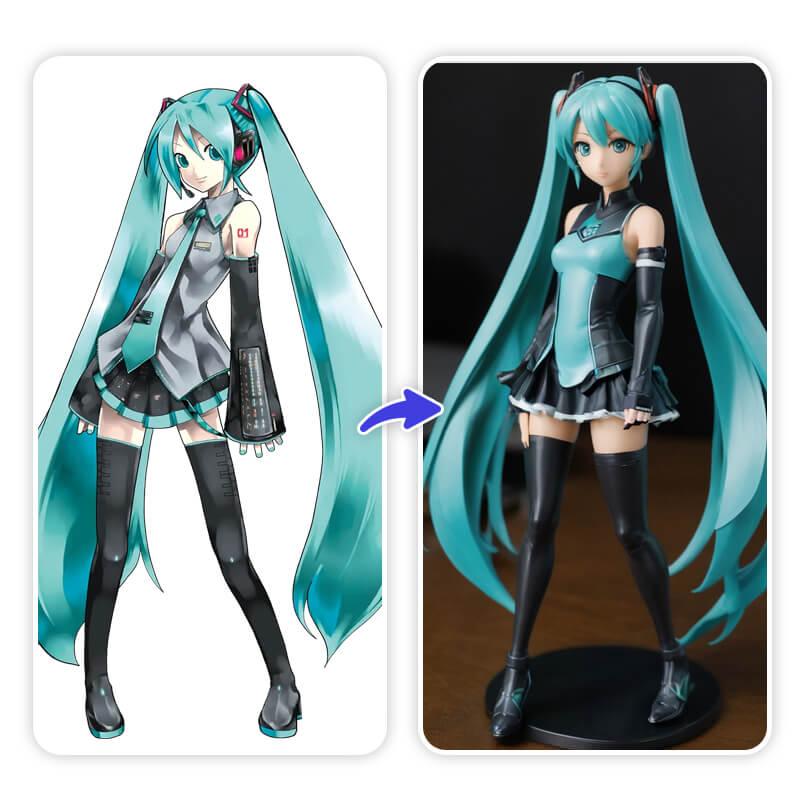 Figurine 3D personnalisée à partir d'une photo