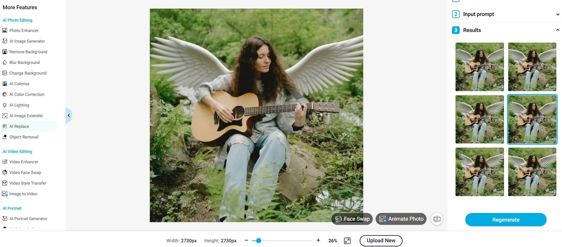 angel wings photo editor online