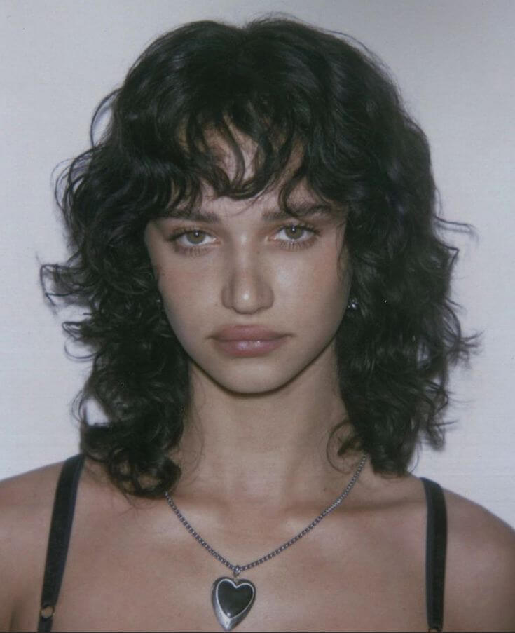 Wolf Cut Curly Hair