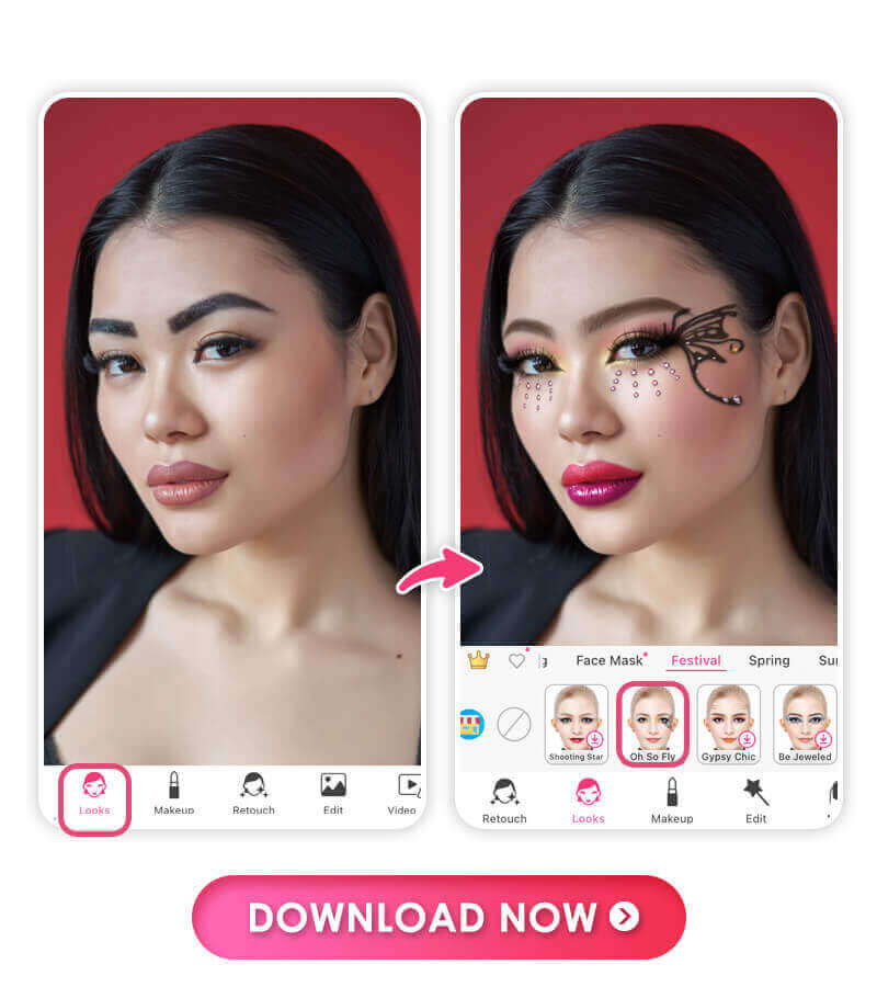 Halloween Butterfly Eyeliner Makeup Ideas 2025