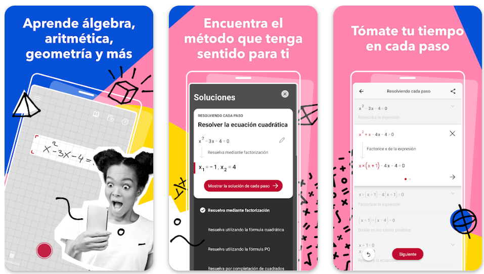 app para resolver problemas matemáticos con fotos 
