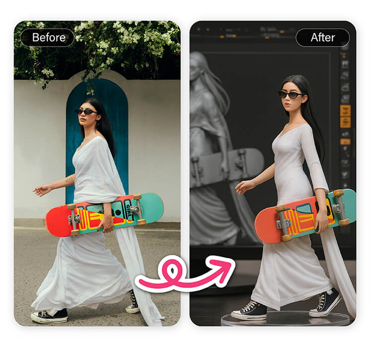 Use YouCam Perfect to Create AI Figurine