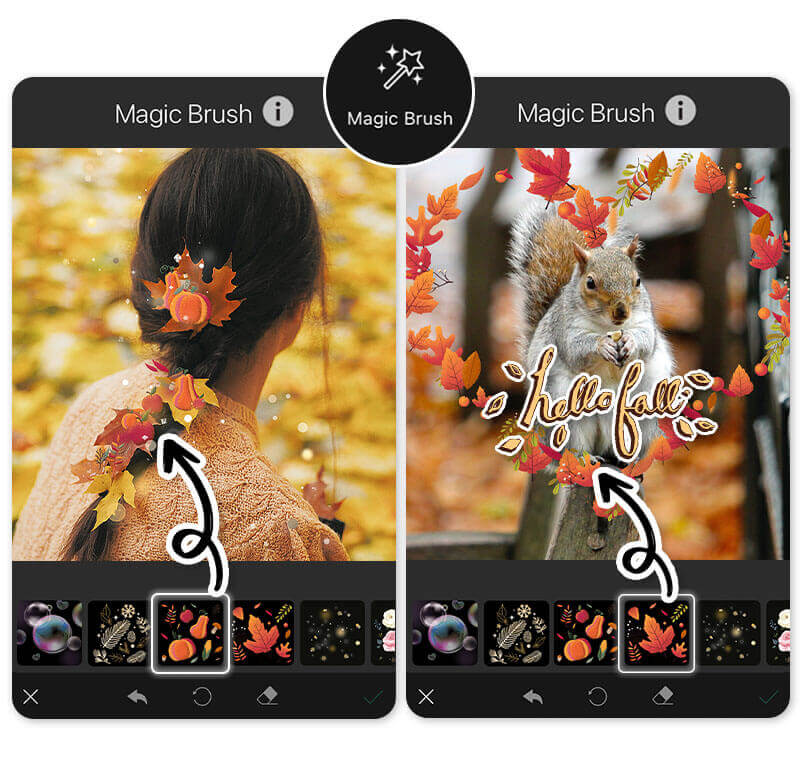 Comment ajouter des feuilles tombantes à une photo