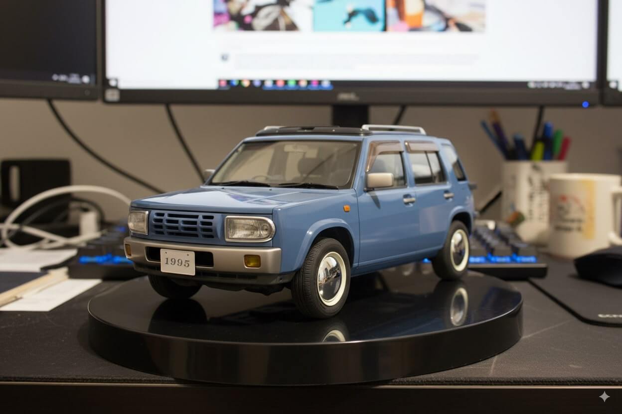 AIで自分の車のプラモデルを生成