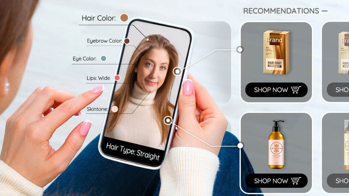AI & AR Hair Type Analysis for Haircare Recommendations