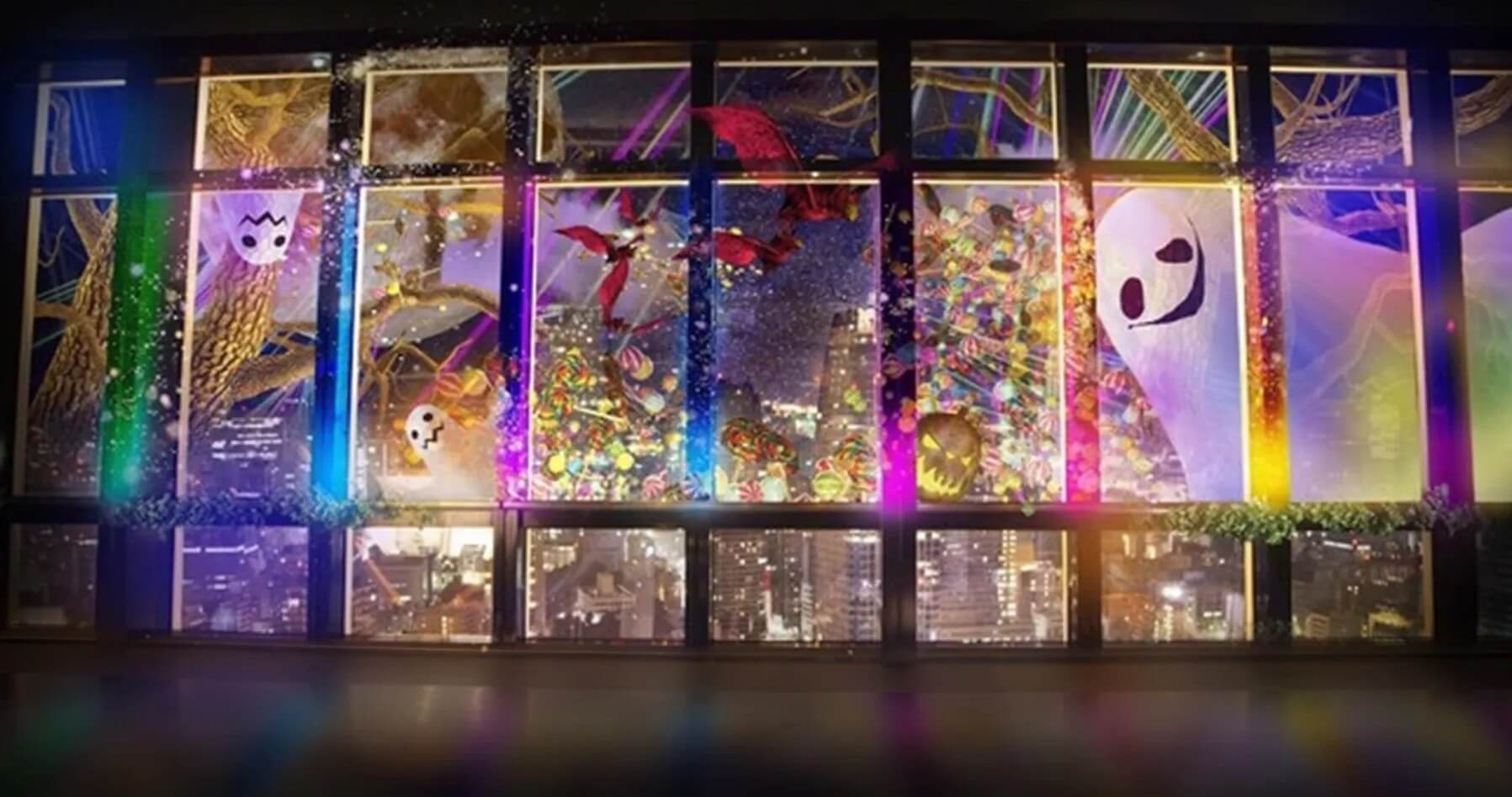 東京タワーハロウィンプロジェクションマッピング