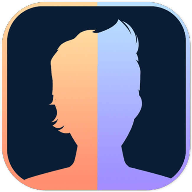 Ícone do FaceLab, app para adicionar barba.