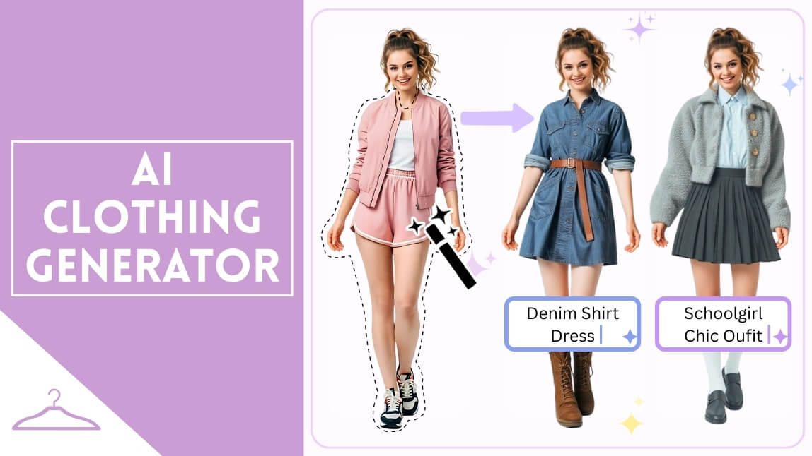 Digital fashion visualization generated instantly by AI Clothing Generator.