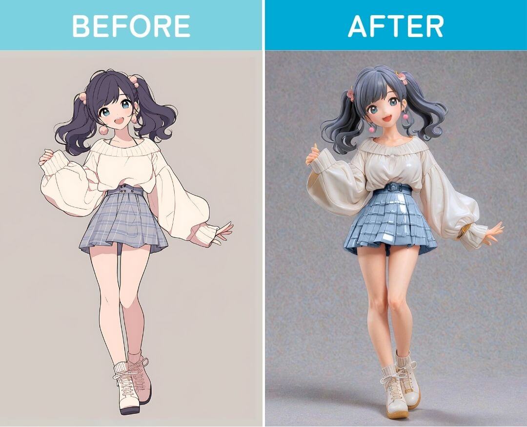 Xで流行りのAIフィギュア