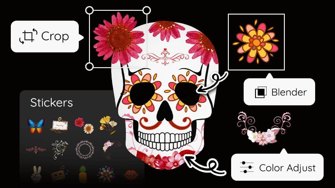 Create Your Own Sugar Skull Photo for the Day of the Dead
