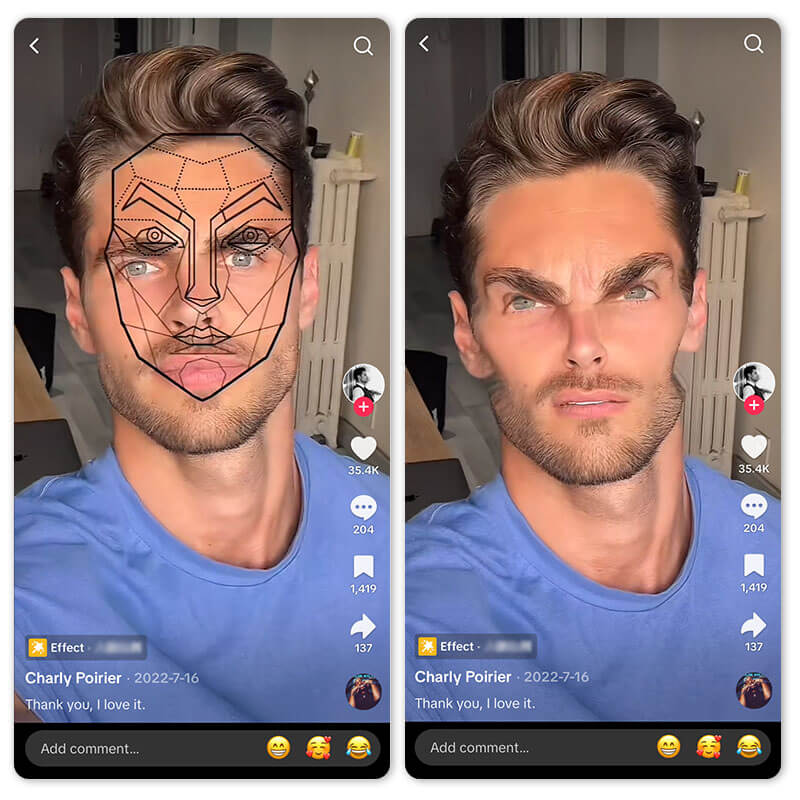 filtro cara perfecta