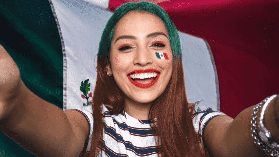 Maquillaje Dia de la Independencia de Mexico