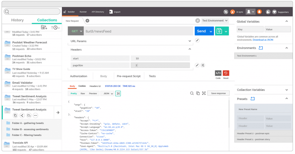 Postman API documentation