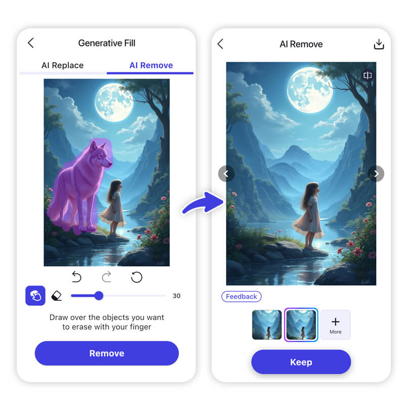 YouCam AI Pro : supprimer objet IA YouCam AI Pro : supprimer objet IA