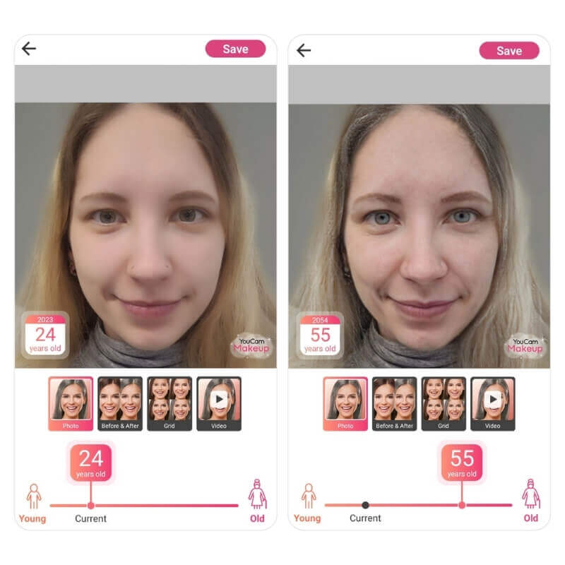 See yourself older and younger with the best AI age progression app