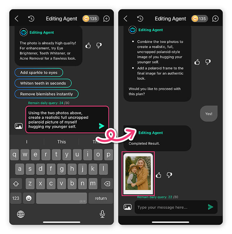 Download your AI hugging photo