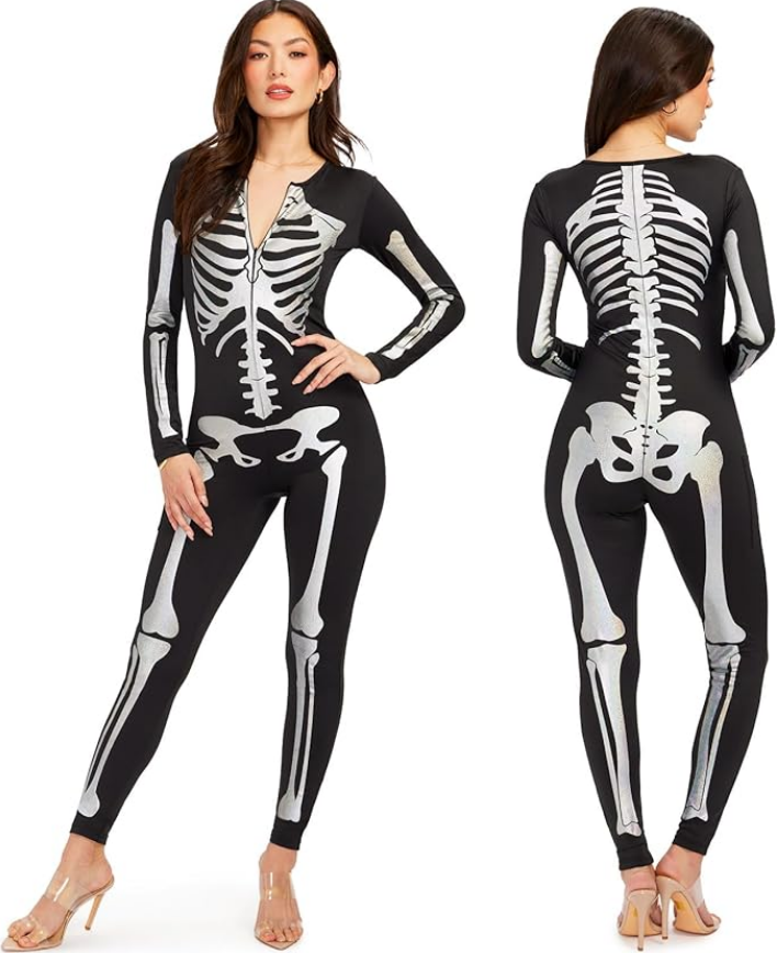Idée costume squelette halloween femme