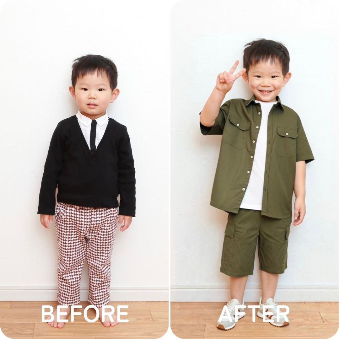 子どもの成長を比べたい時